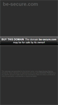 Mobile Screenshot of be-secure.com